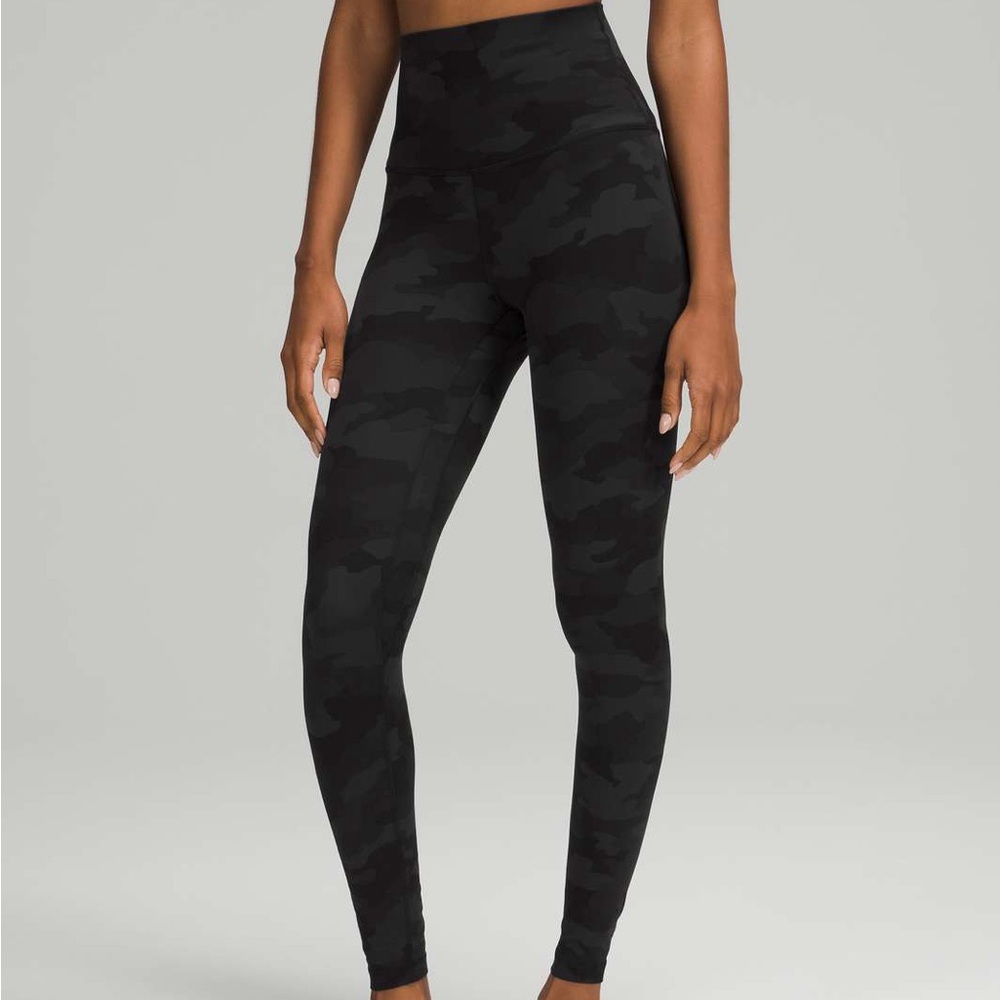 Lululemon black camo align leggings
